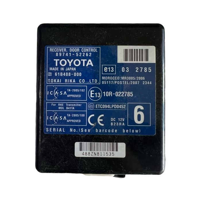 Modul De Inchidere Centralizata A Usii Toyota Iq _J1_ 2008 - > 8974152262