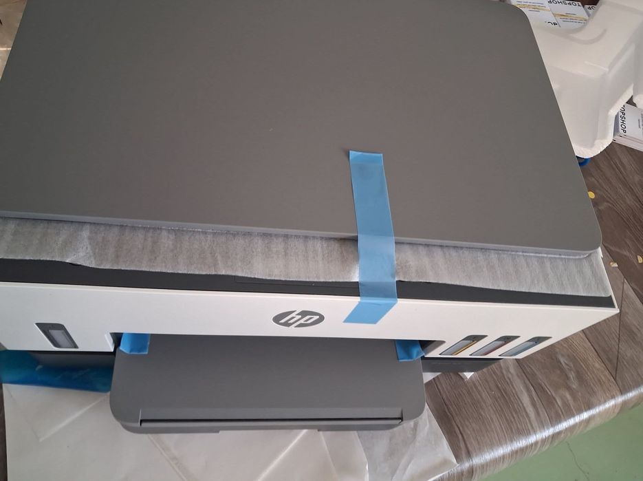 Многофункционален принтер HP Smart Tank 7305 3-в-1 (Wi-Fi; двустранен печат; голям резервоар за мастило, висок капацитет, висококачествен печат