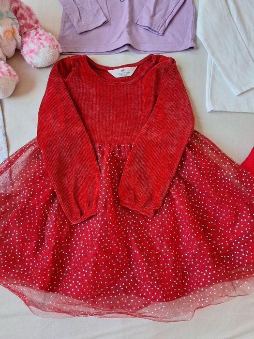 Зимни дрешки за момиченце, размер 110/116 (5-6 години)