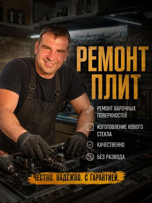 Ремонт электроплит и духовокк.