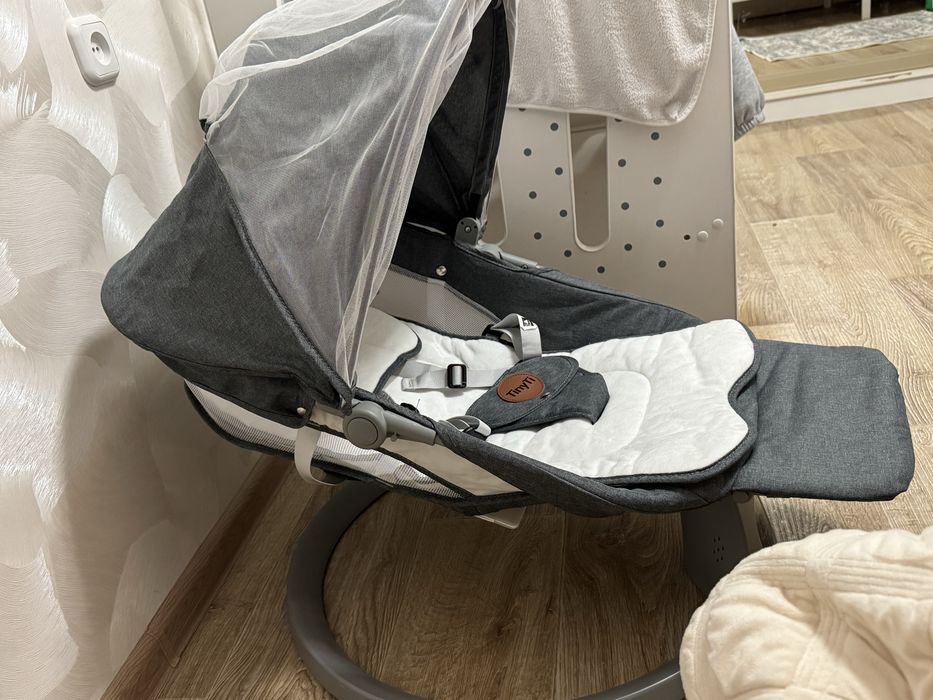 Электро шезлонг качеля музыкальная