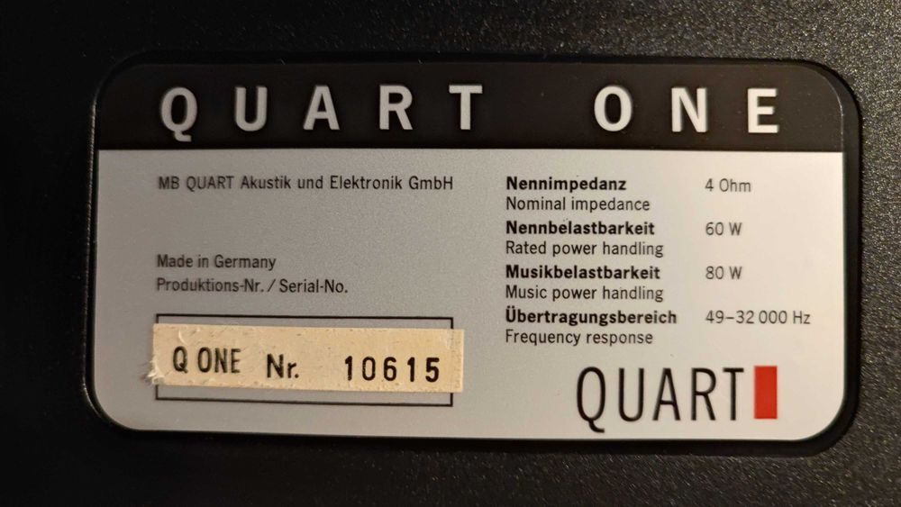 boxe Mb Quart One super-sunet