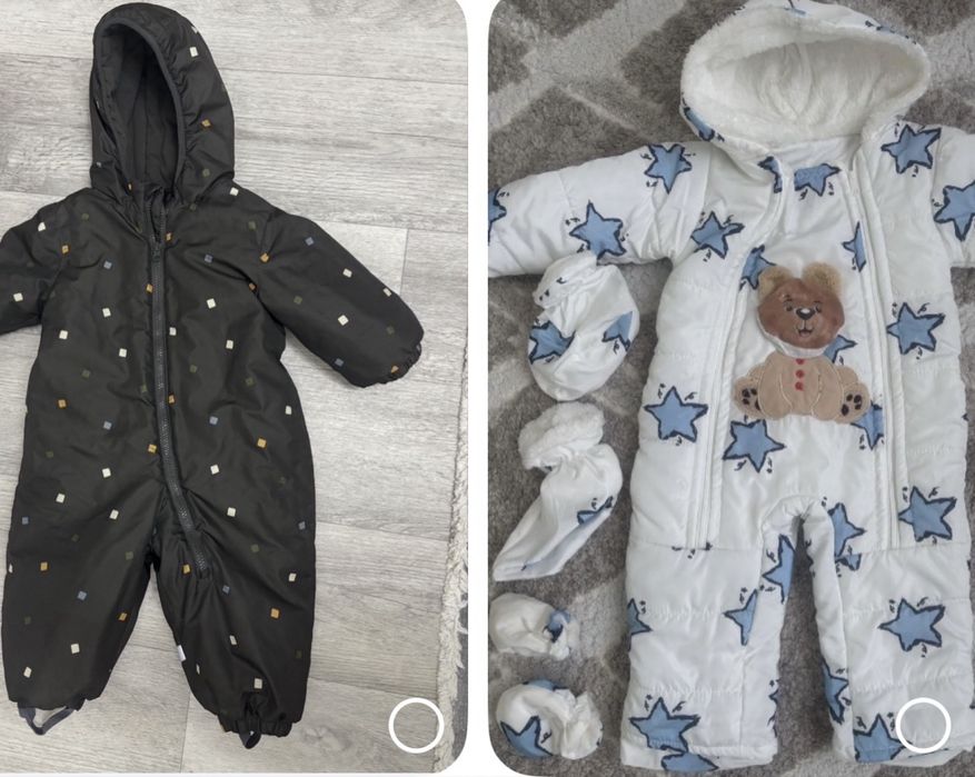 Детские комбинезоны и куртка
