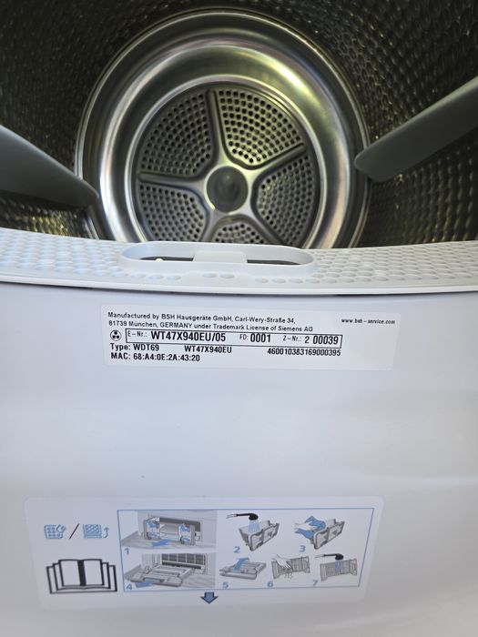Сушилня с термопомпа Siemens Avantgarde Премиум серия
