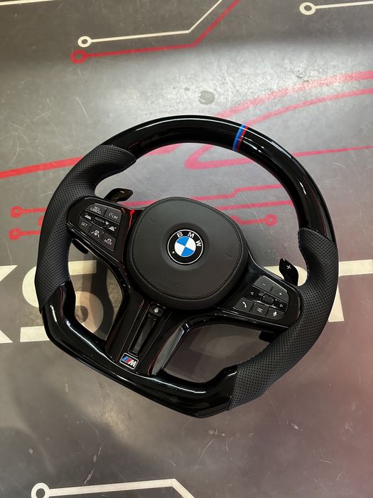 Volan BMW - Piano Black - Custom - Seria G - TJA - Incalzire - Vibro