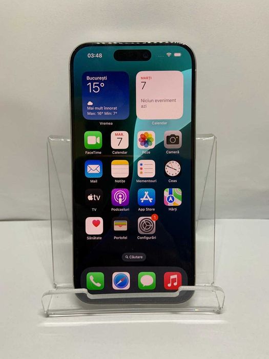 Iphone 15 PRO 128 Gb Sanatate baterie:81% (Ag4 Dacia B.51679) Garantie 2 ani!