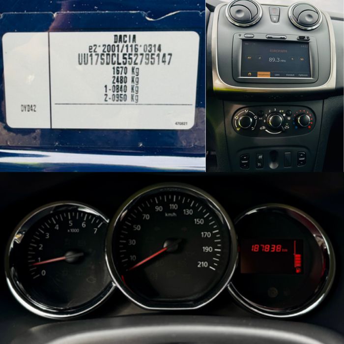 Dacia Logan MCV, 1.5 dci, 90cp, navigatie, tempomat, clima, NU schimb