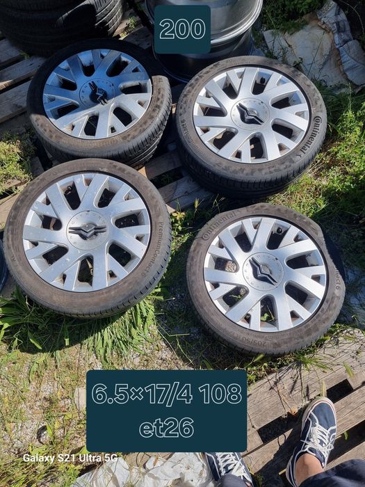 Оригинални джанти от ситроен ,citroen, 17 4 108