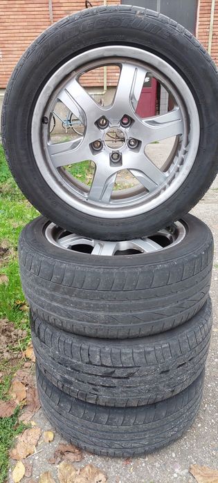 Roți cu jante aluminiu audi cu anvelope 225/50 r17