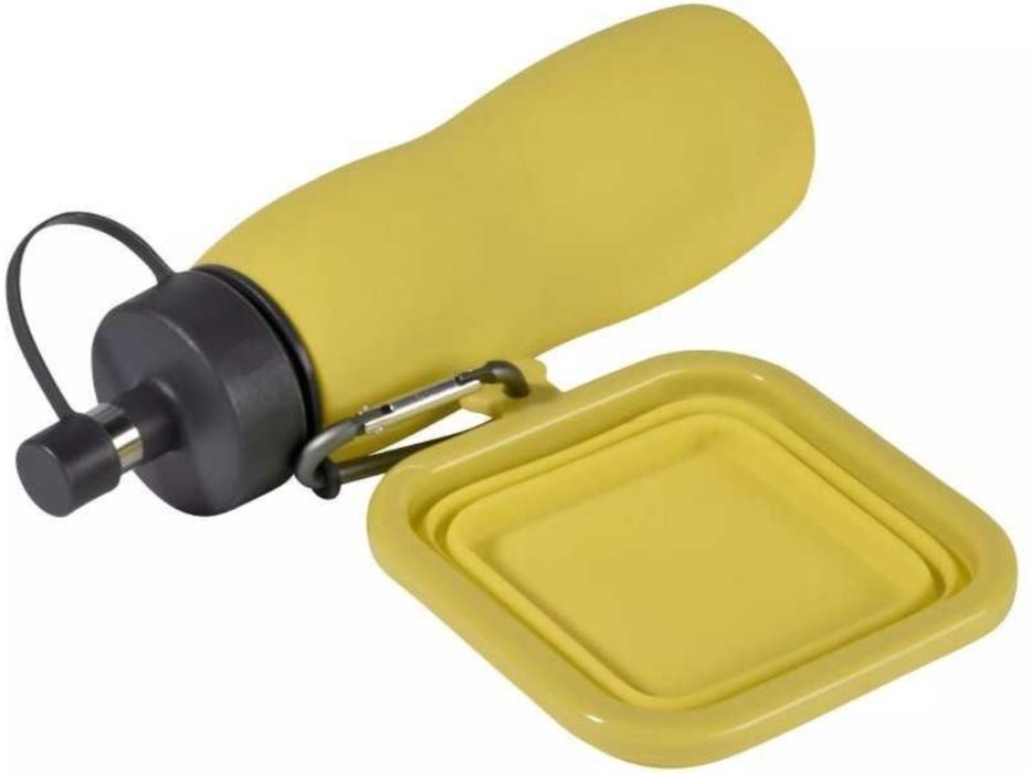 Сгъваема купичка и бутилка за домашни любимци