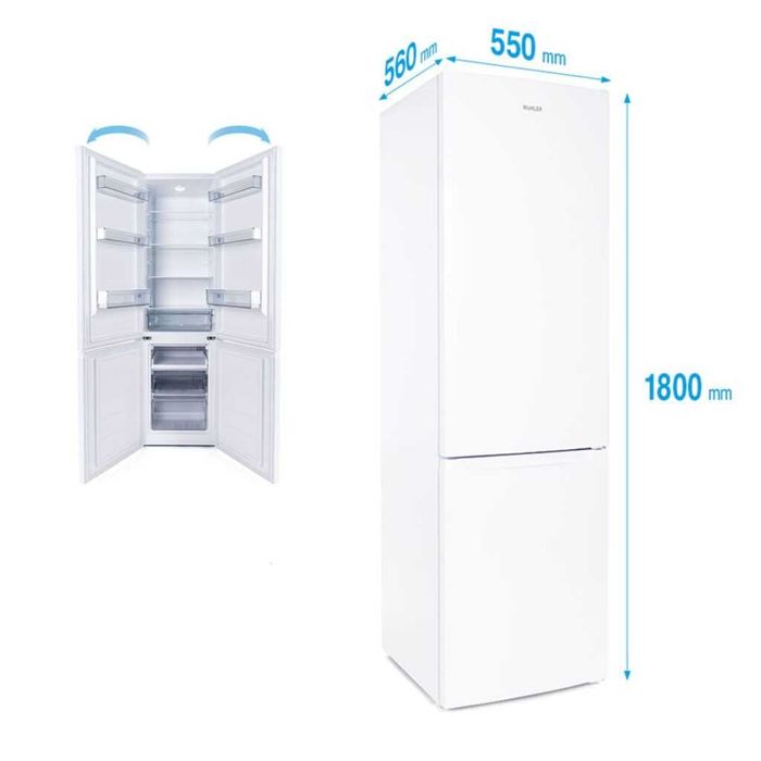 Хладилник с фризер Muhler SC180WE, Транспортен дефект