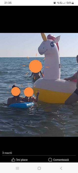 Saltea gonflabila unicorn