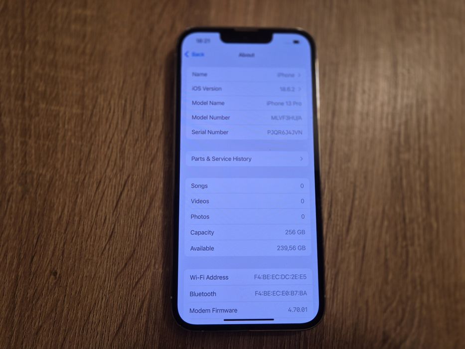 iPhone 13 PRO 256 GB Silver Apple, Айфон 13 ПРО 256 ГБ, сив