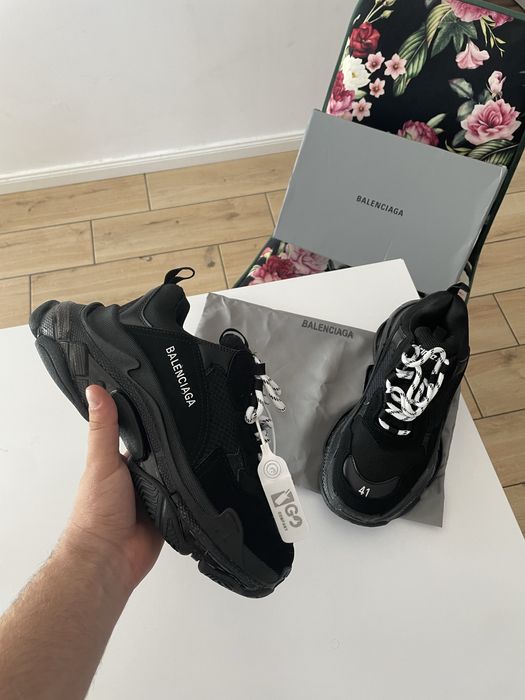 Adidasi Triple S Balenciaga Negru