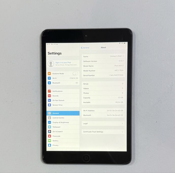 Apple iPad mini 2 32GB Space Gray
