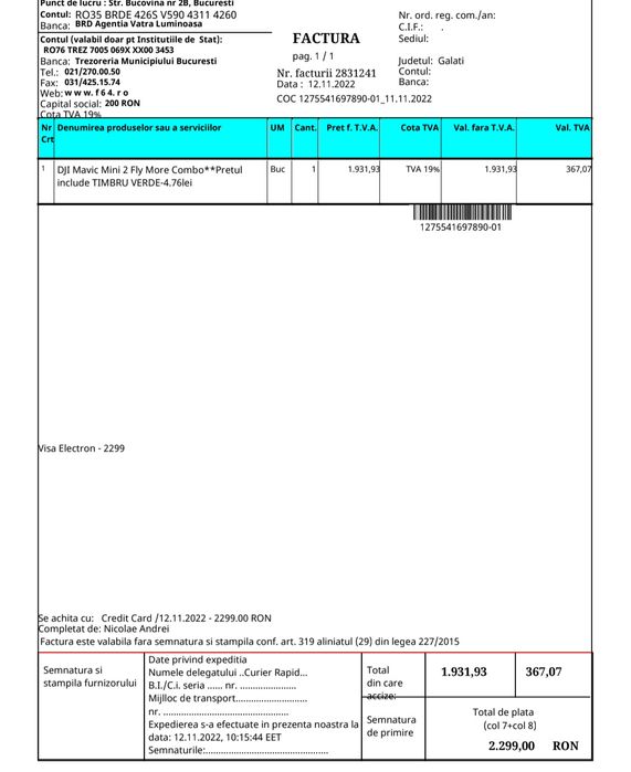 DJI Mini 2 Fly More Combo 249 gr