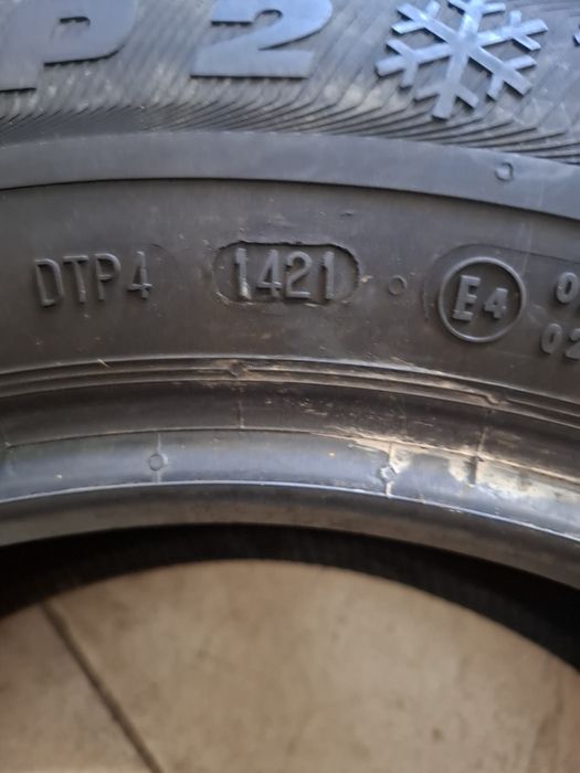 4 Зимни гуми Семперит 215/60/16 ДОТ21 6.5мм