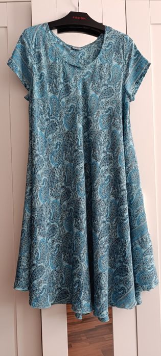 Рокля - коприна, лен, памук