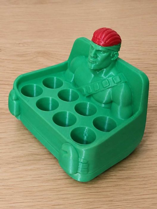 Organizator Birou / Suport Markere Acrilice Printat 3D - 8 Locuri