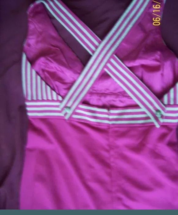 Rochie ciclamen lunga măr M-L