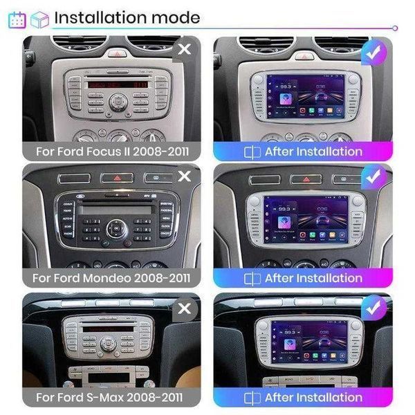 Ford Mondeo,Focus,S-Max,C-Max,Galaxy,Kuga Мултимедия Навигация Android