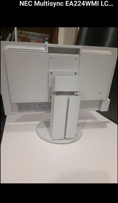 Monitor NEC MultiSync EA224WMi – 22”, IPS, Full HD – Culoare Alb
