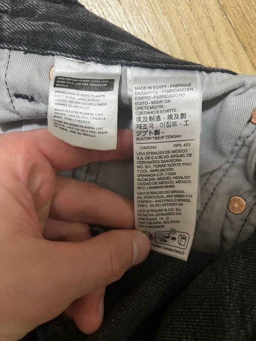 Оригинални дънки Levi's 501 '54 Premium (W33 L34) - Черни