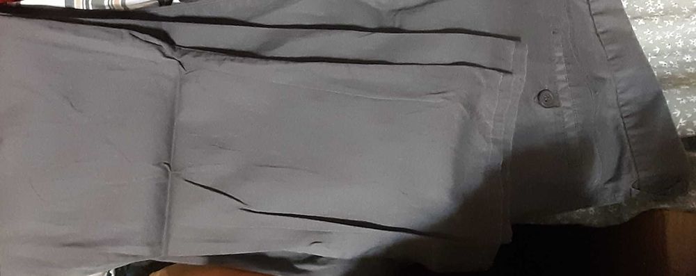 Pantaloni de dama lungi, gri , bbc