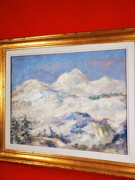 Tablou semnat Dan Băjenaru (1900 - 1988)