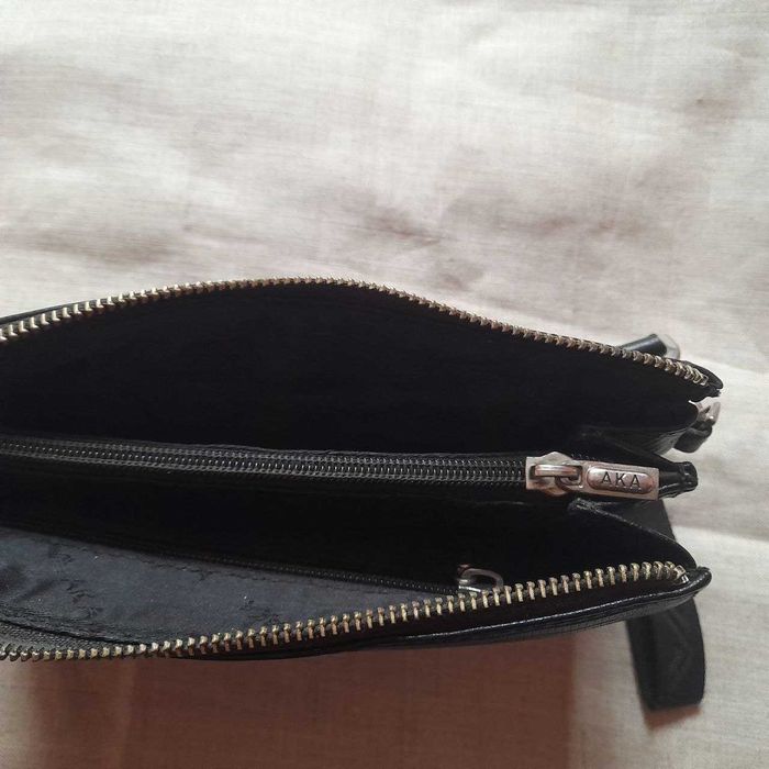 AKA кожаная барсетка портмоне / Made in Turkiye