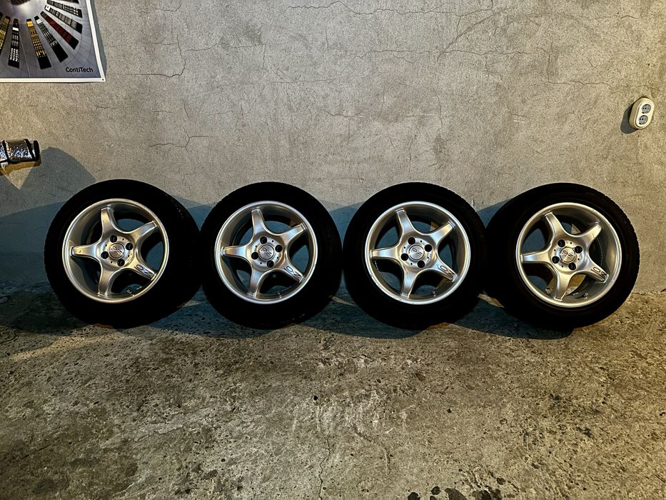 Лети Джанти 15”, 4х100, с летни гуми Hankook Optimo 195/55