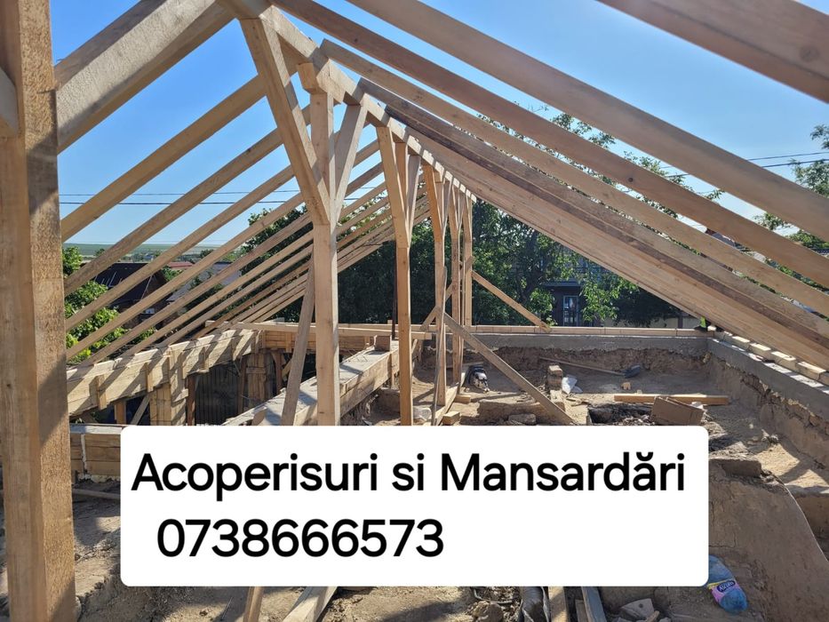 Executam acoperișuri