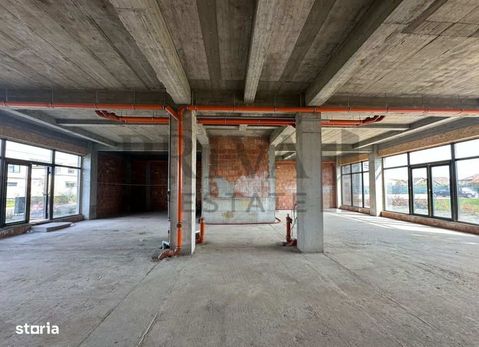 Spatiu comercial, 210 mp, locuri de parcare, Giroc