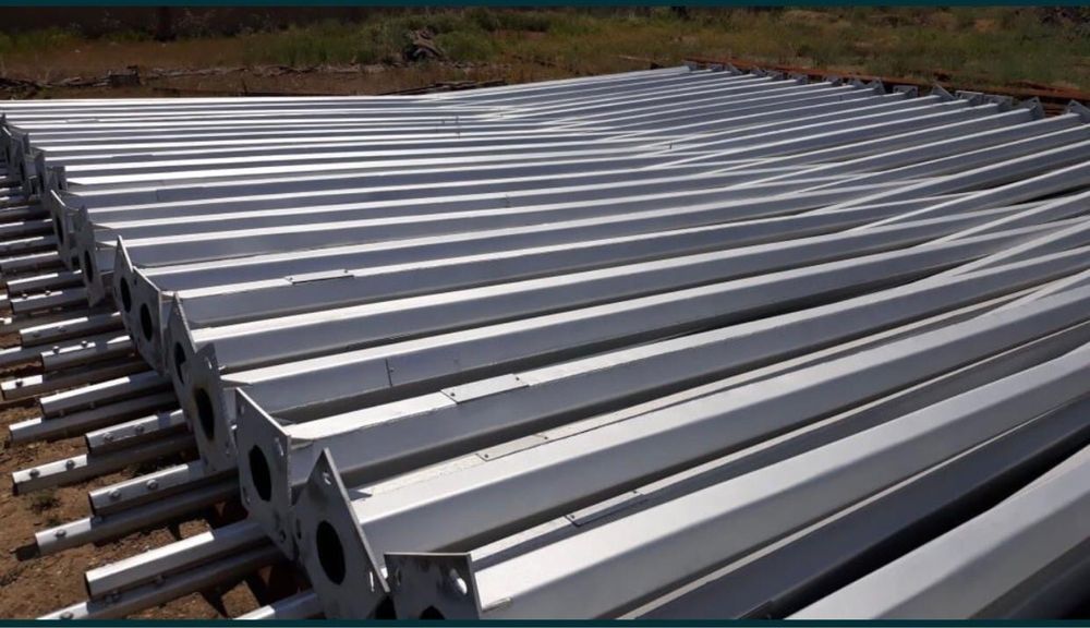 Опоры освещения граненые