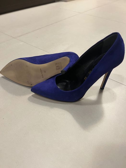 Pantofi stiletto piele intoarsa, marimea 37