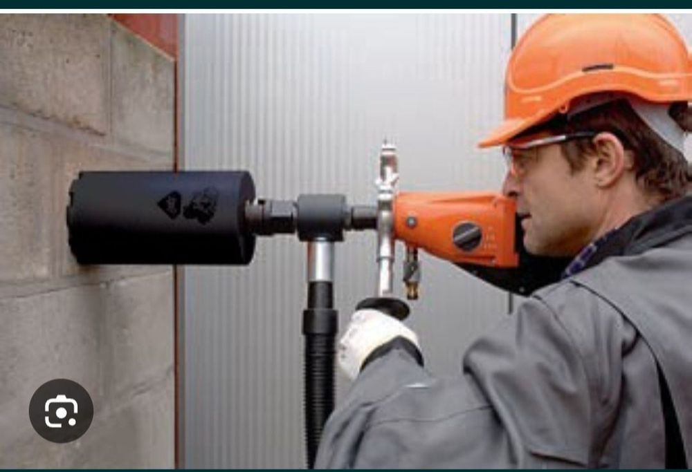 Бетон тесу. Алмазное сверление