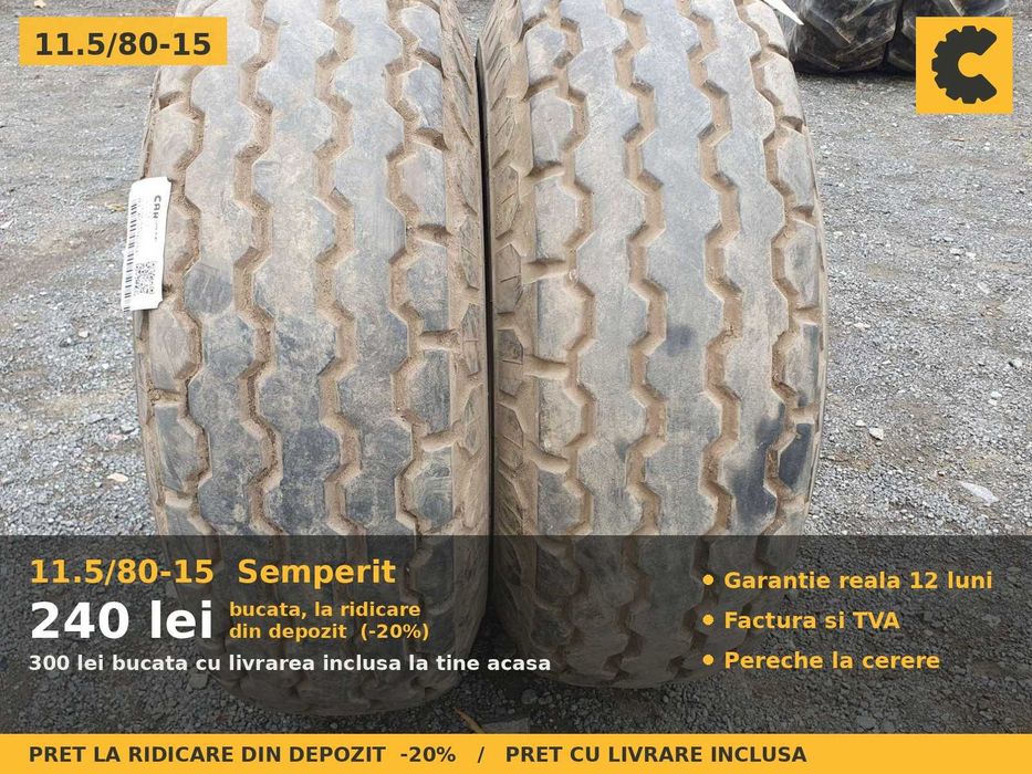Cauciucuri Anvelope 11.5/80-15.3 11580153 Semperit Remorca SH GARANTIE