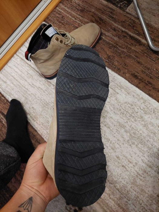 Ghete Piele Intoarsa Barbati 43.5 - 44