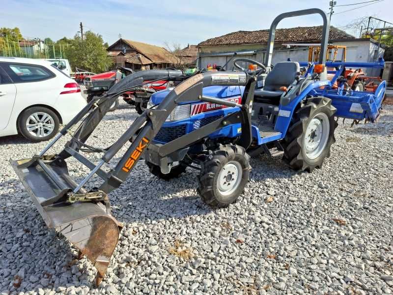 Японски трактор ISEKI TH20 20 к.с. 4WD с фреза и челен товарач - ДЖЕЙ ТРЕЙДИНГ