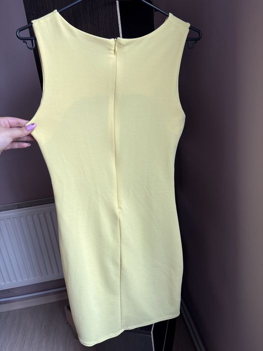 Дамска жълта рокля