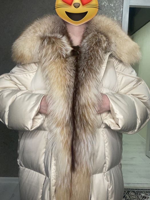 Женская куртка, мех лиса