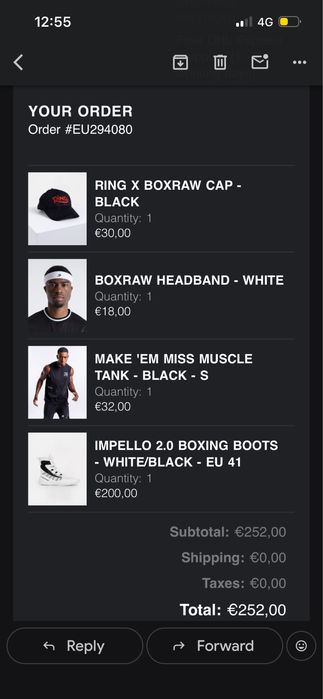 BOXRAW IMPELLO 2.0 бели обувки за бокс