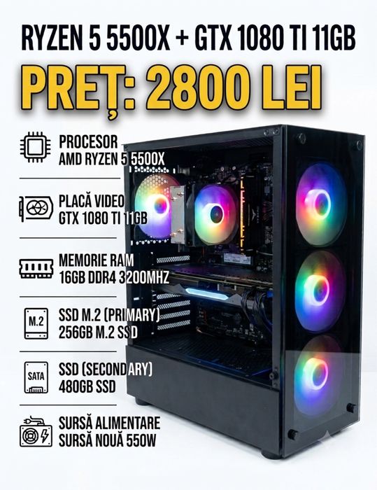 gtx 1080 ti - Sisteme PC & Gaming oferte online | OLX.ro