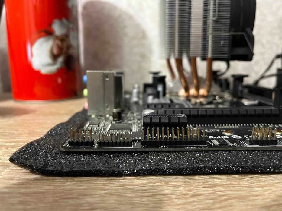 Дъно+процесор+охладител Intel I3-9100F/Asrock H310CM-HDV/M.2/be quiet