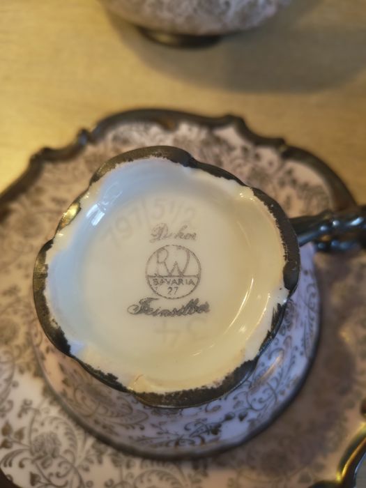 Set ceai/cafea porțelan Bavaria Feinsiber