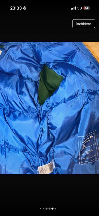 Geaca puffer Lacoste
