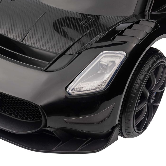 AIYAPLAY Количка за яздене, Maserati, място за съхранение, клаксон и музика, гуми Whisper, за 1,5 до 5 години, до 25 кг