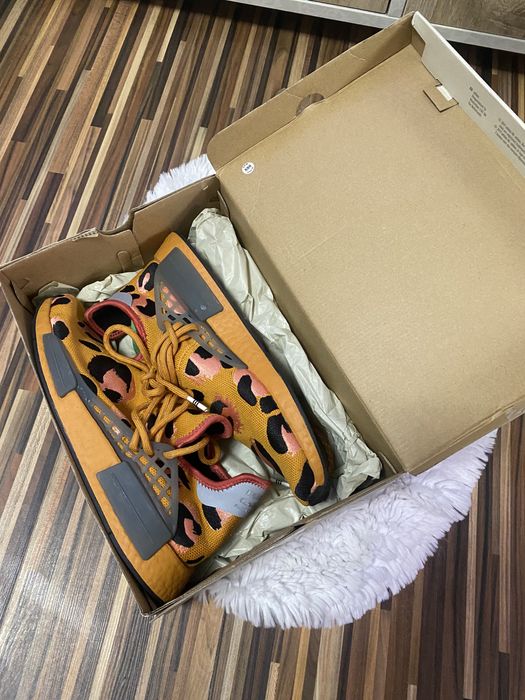 Adidasi Adidas Pharrell Williams NMD Hu Human Race Animal Print