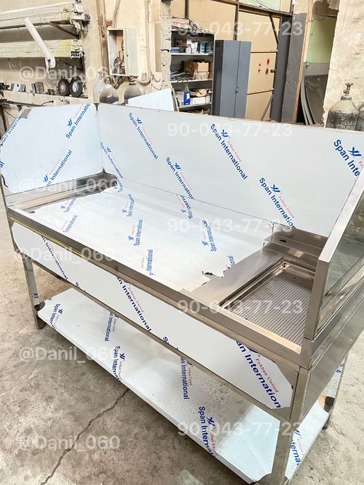 Нержавейка мойка , стелаж , стол