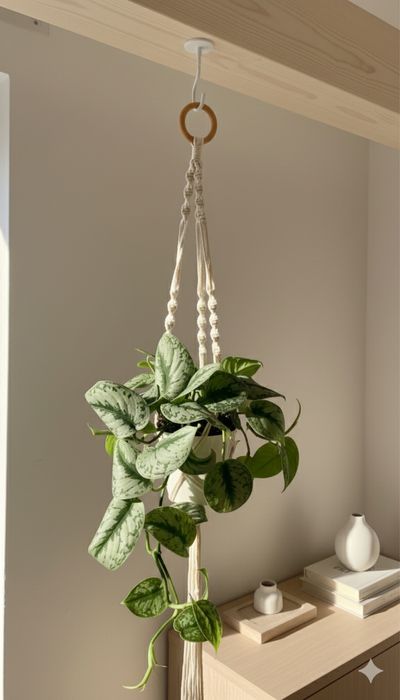 Продам подвес для цветов макраме